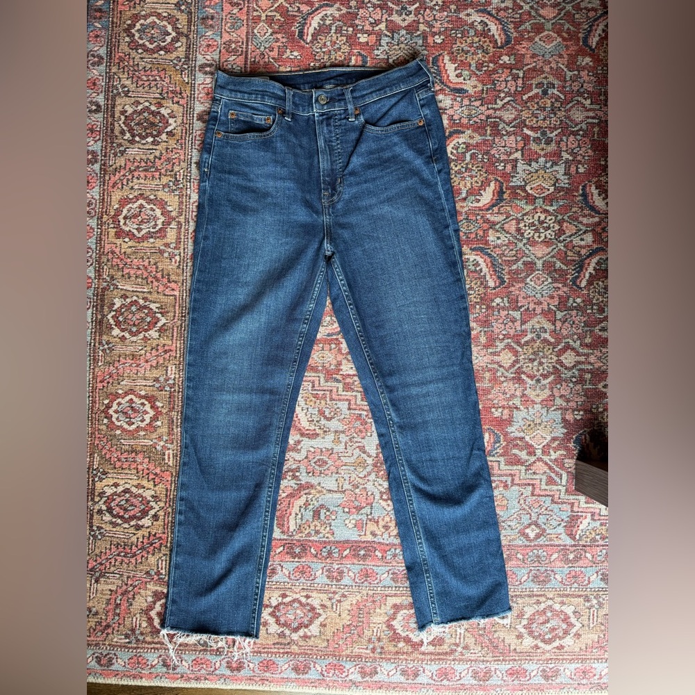 GAP Vintage Slim High Rise Blue Jeans